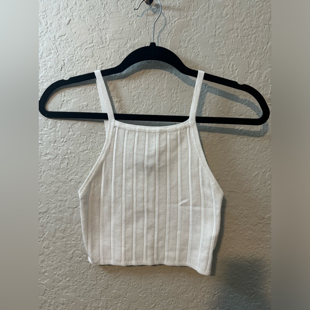 Forever 21 Cropped Halter Tank, Size Small